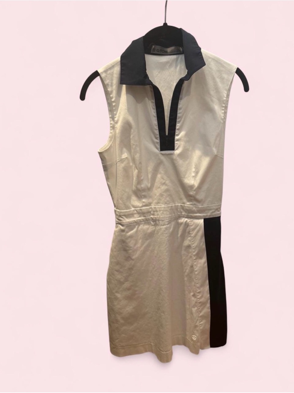 G/FORE golf dress white and navy color block size 0 EUC Does